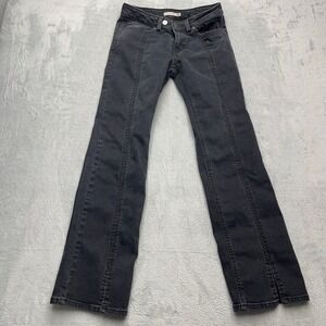 Levi's 527 Women's Size 27x32 Superlow‎ Bootcut Jeans Black Wash Y2k